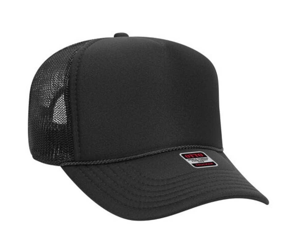 OTTO Black Trucker Hat