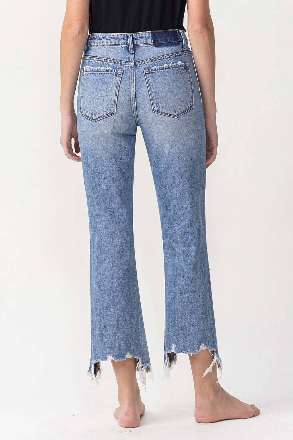 HIGH RISE RELAXED STRAIGHT JEANS LV1010