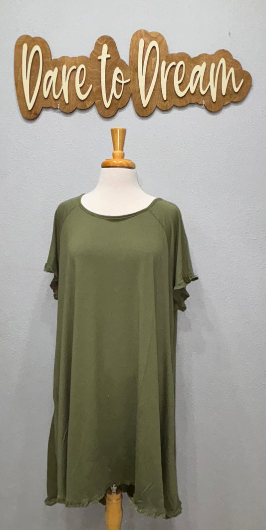 Green T-Shirt Dress
