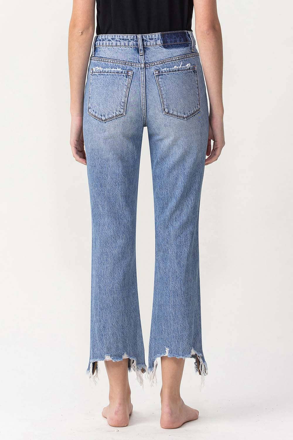 HIGH RISE RELAXED STRAIGHT JEANS LV1010