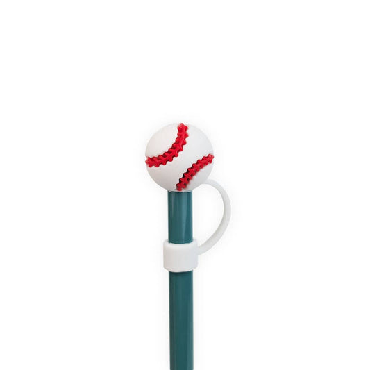 ⚾️Silicone Stanley Straw Cover Baseball Softball Topper 10mm