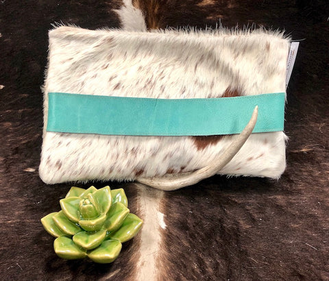 Cowhide Clutch