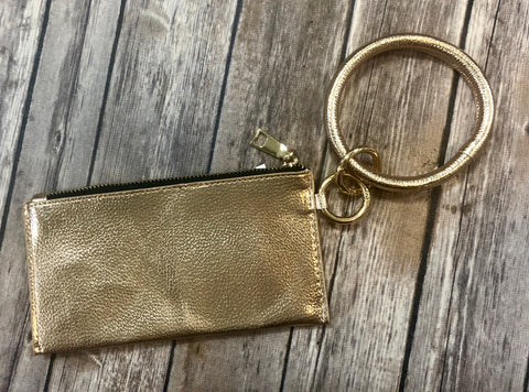 Wristlet w/ Key Ring.